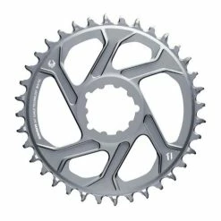 SRAM Eagle XX1/X01 X-Sync 2 Direct Mount 1x12sp 6mm Offset Kettingblad-Lunar-Polar Grijs-34T
